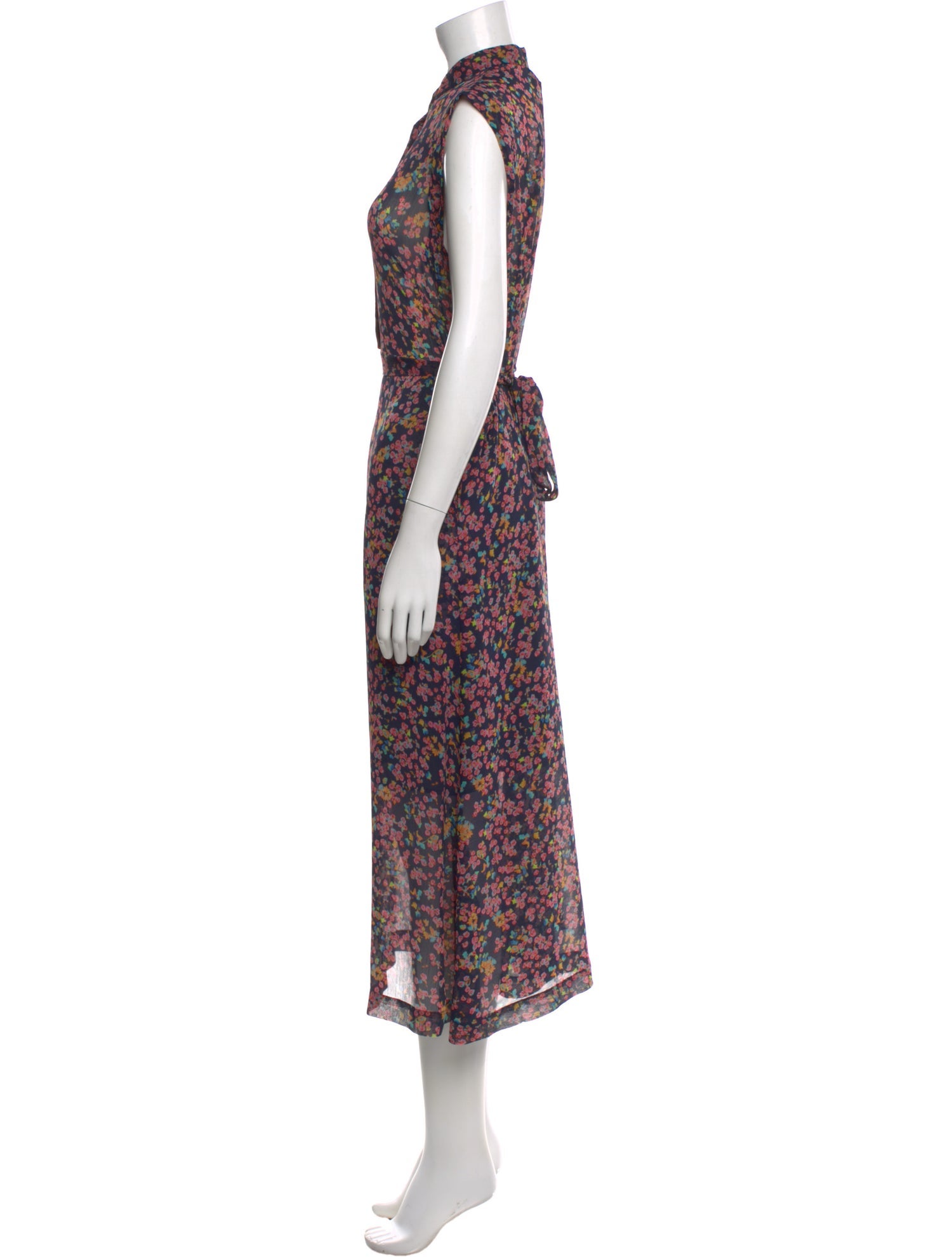 Malia Mills Floral Print Long Dress