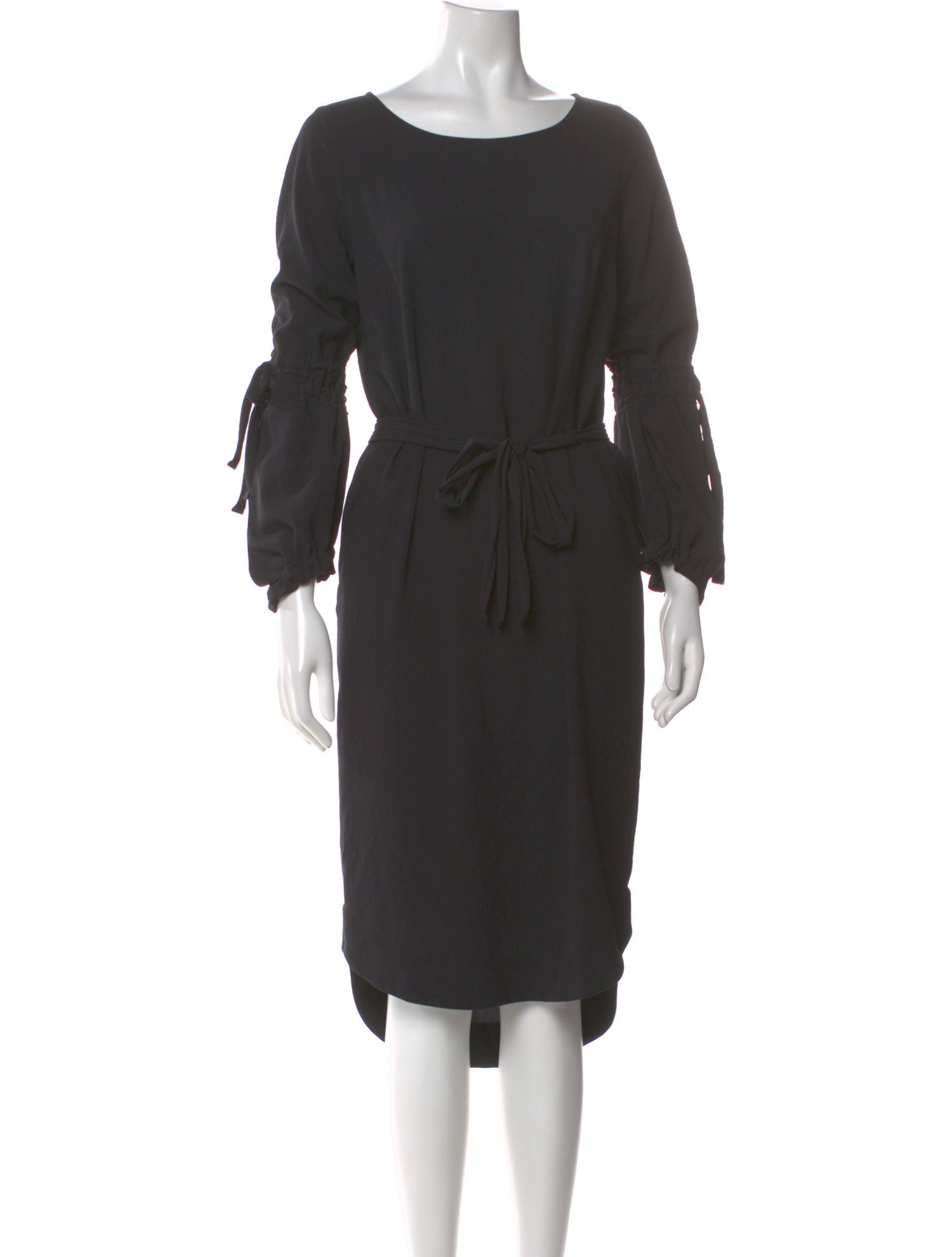 Malia Mills Bateau Neckline Midi Length Dress