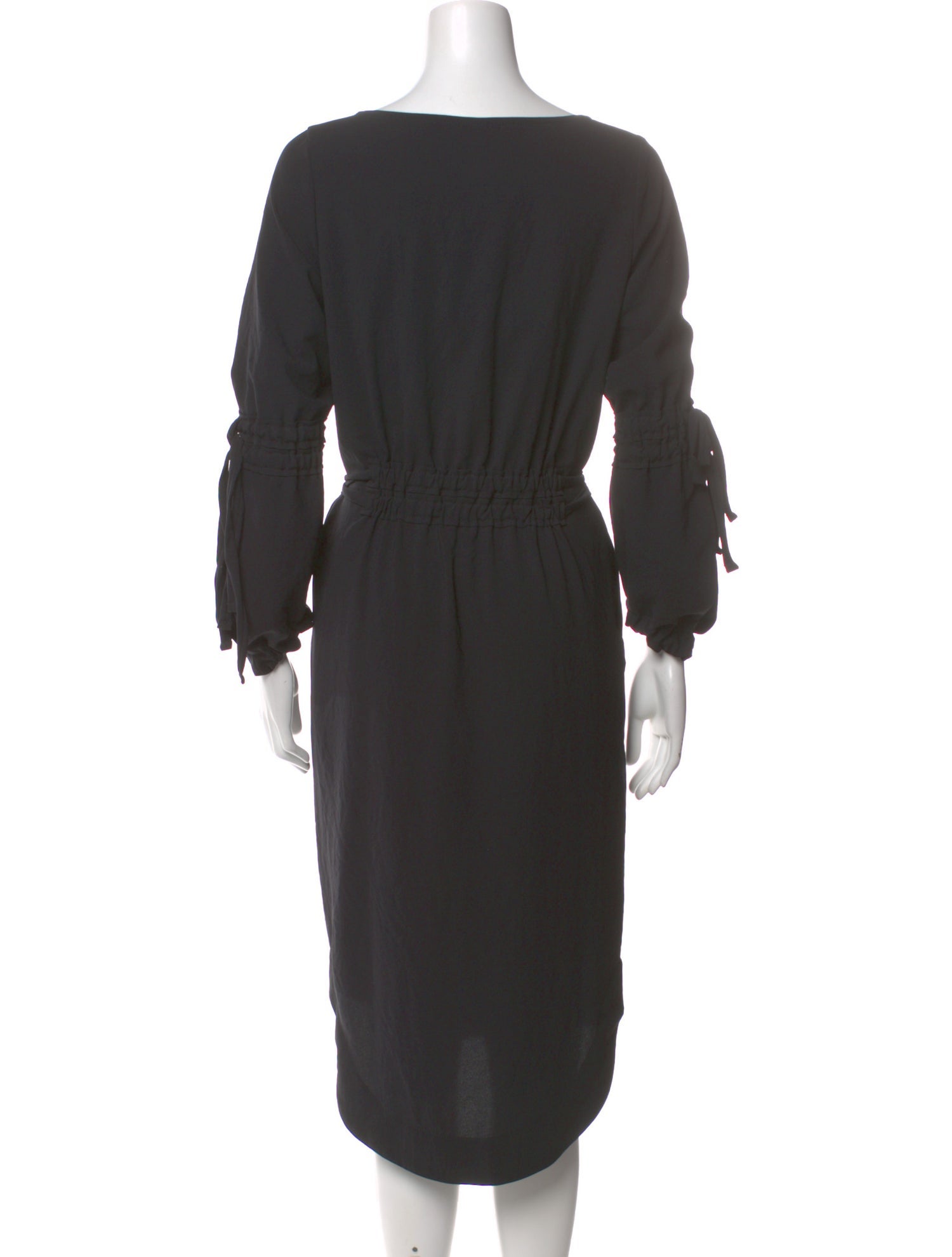 Malia Mills Bateau Neckline Midi Length Dress