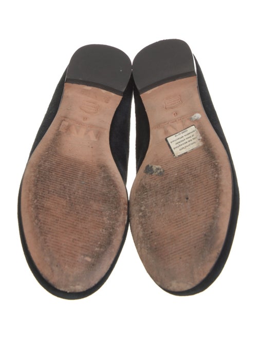 Mara and Mine Suede Embroidered Accent Loafers