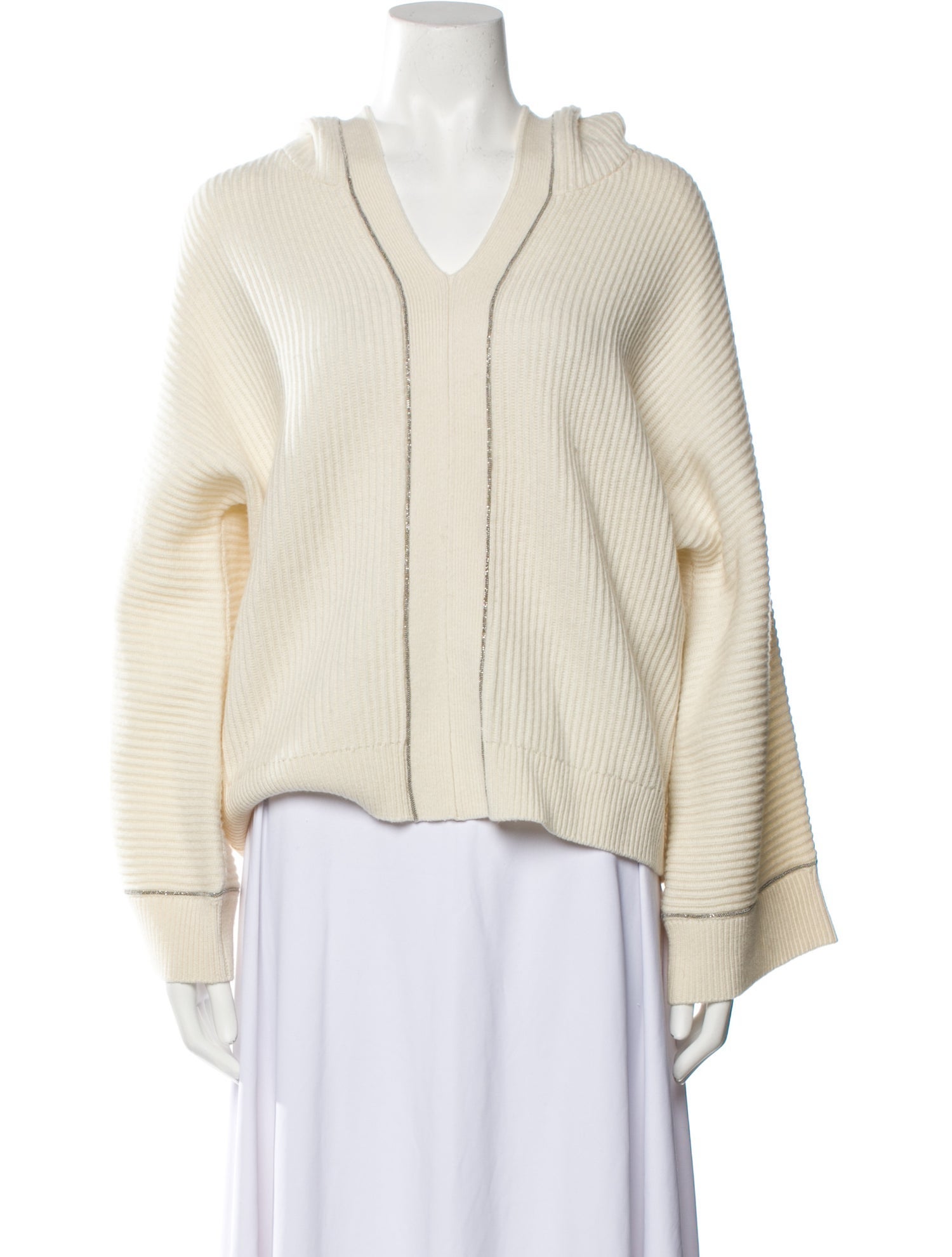 Max & Moi Merino Wool V-Neck Sweater