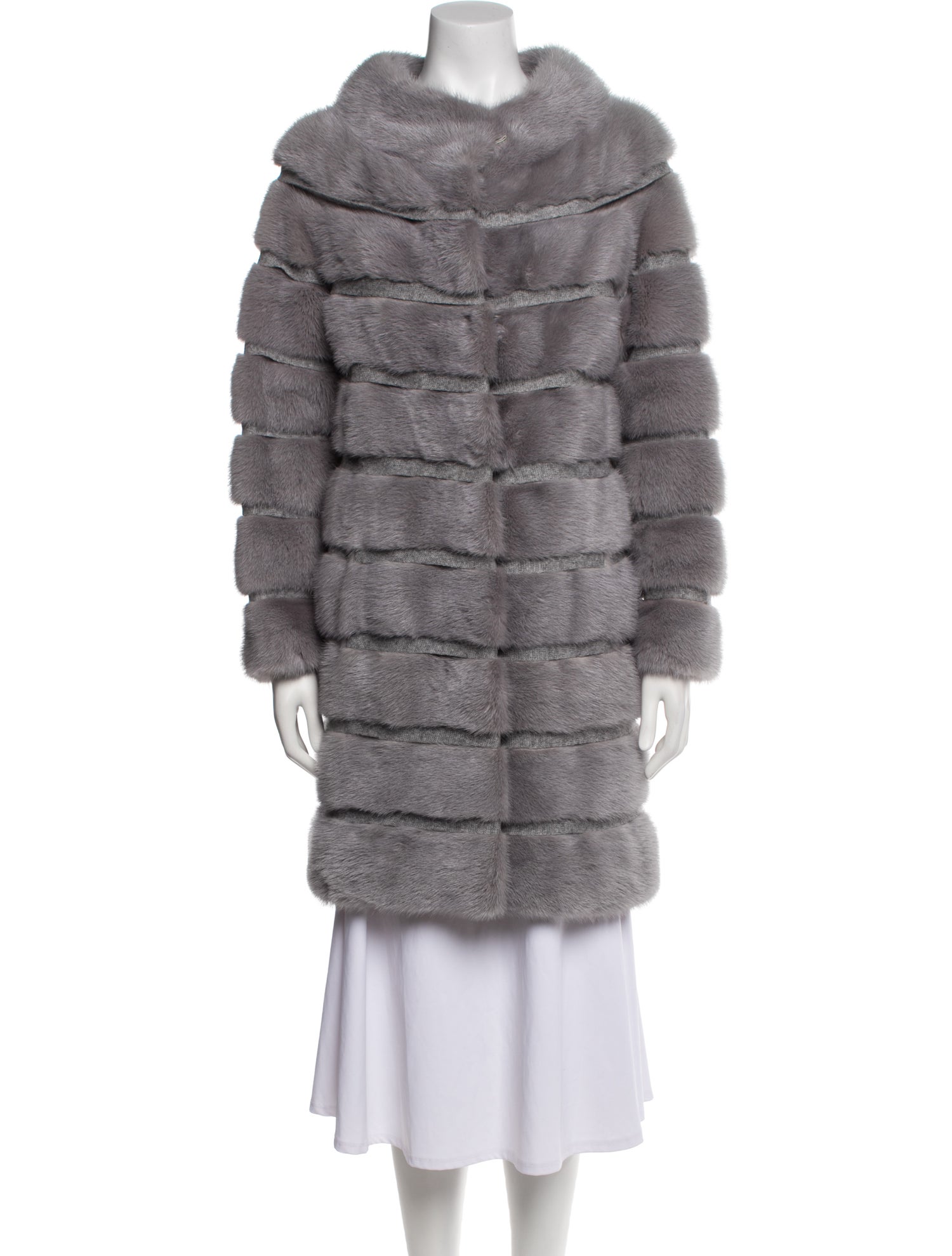 Max & Moi Mink Fur Coat