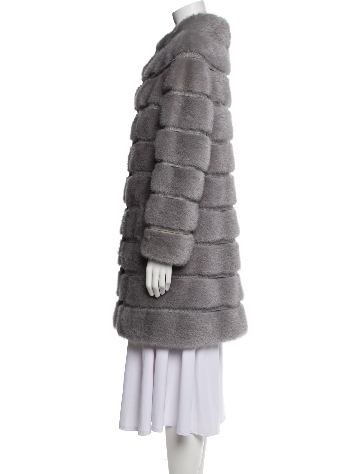 Max & Moi Mink Fur Coat