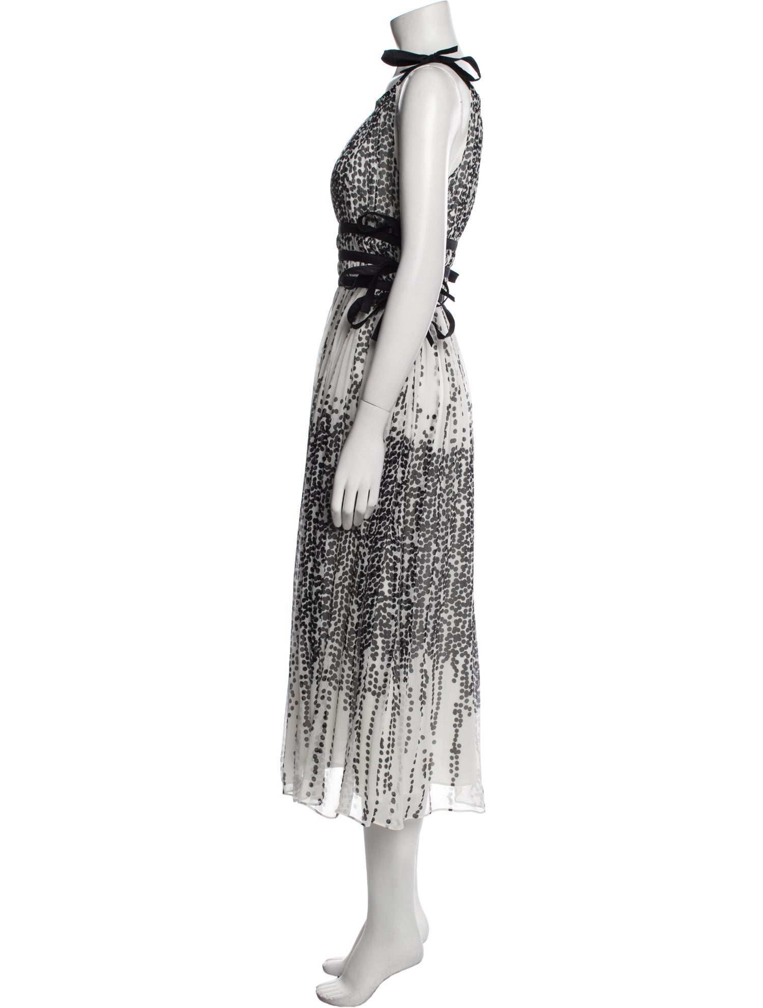 Max & Moi Silk Long Dress