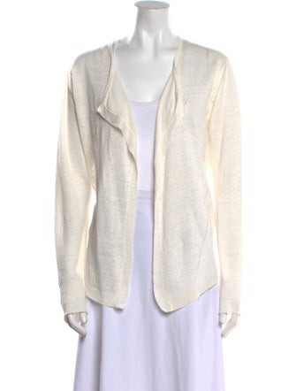 Max & Moi Linen V-Neck Sweater