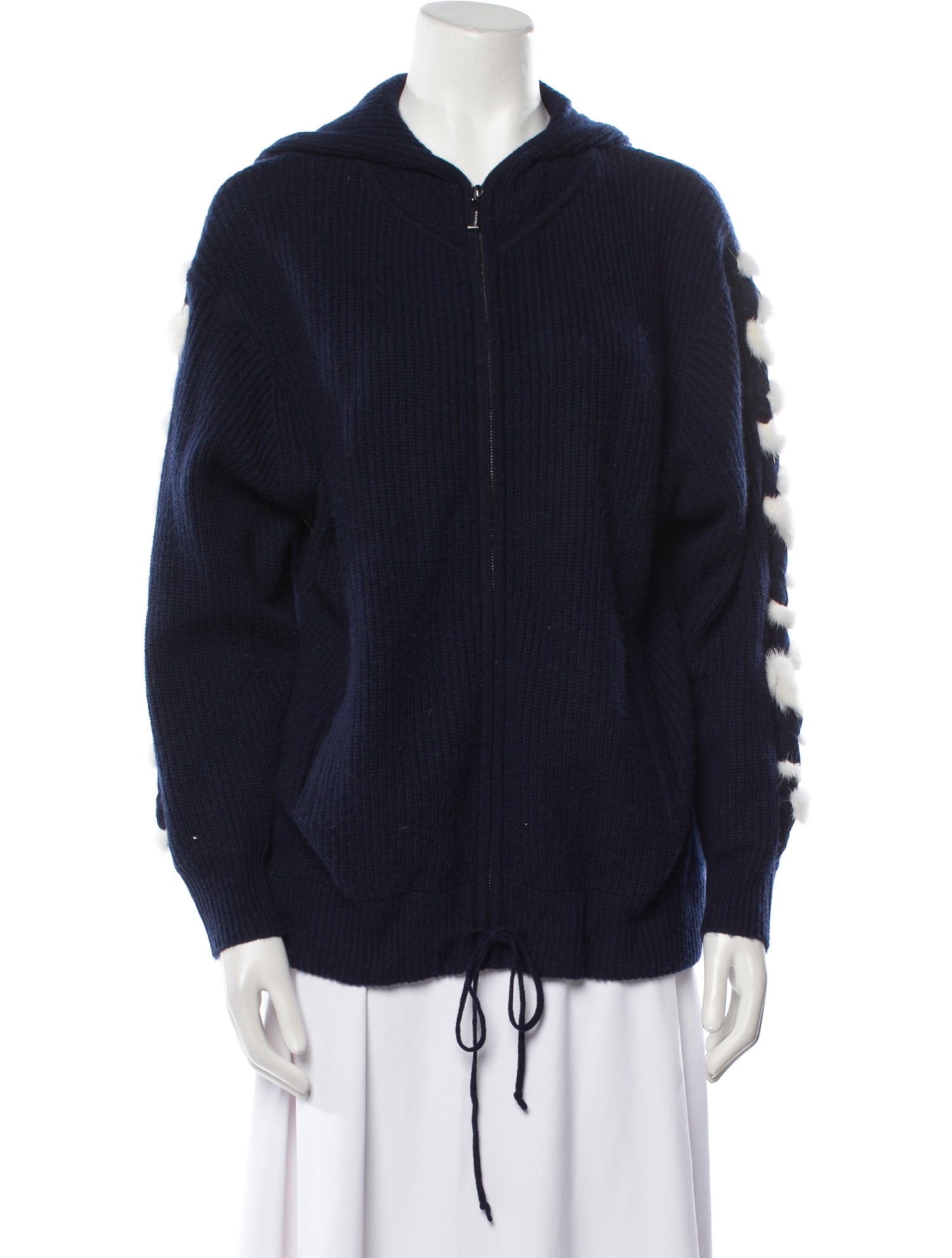 Max & Moi Merino Wool Fur Jacket