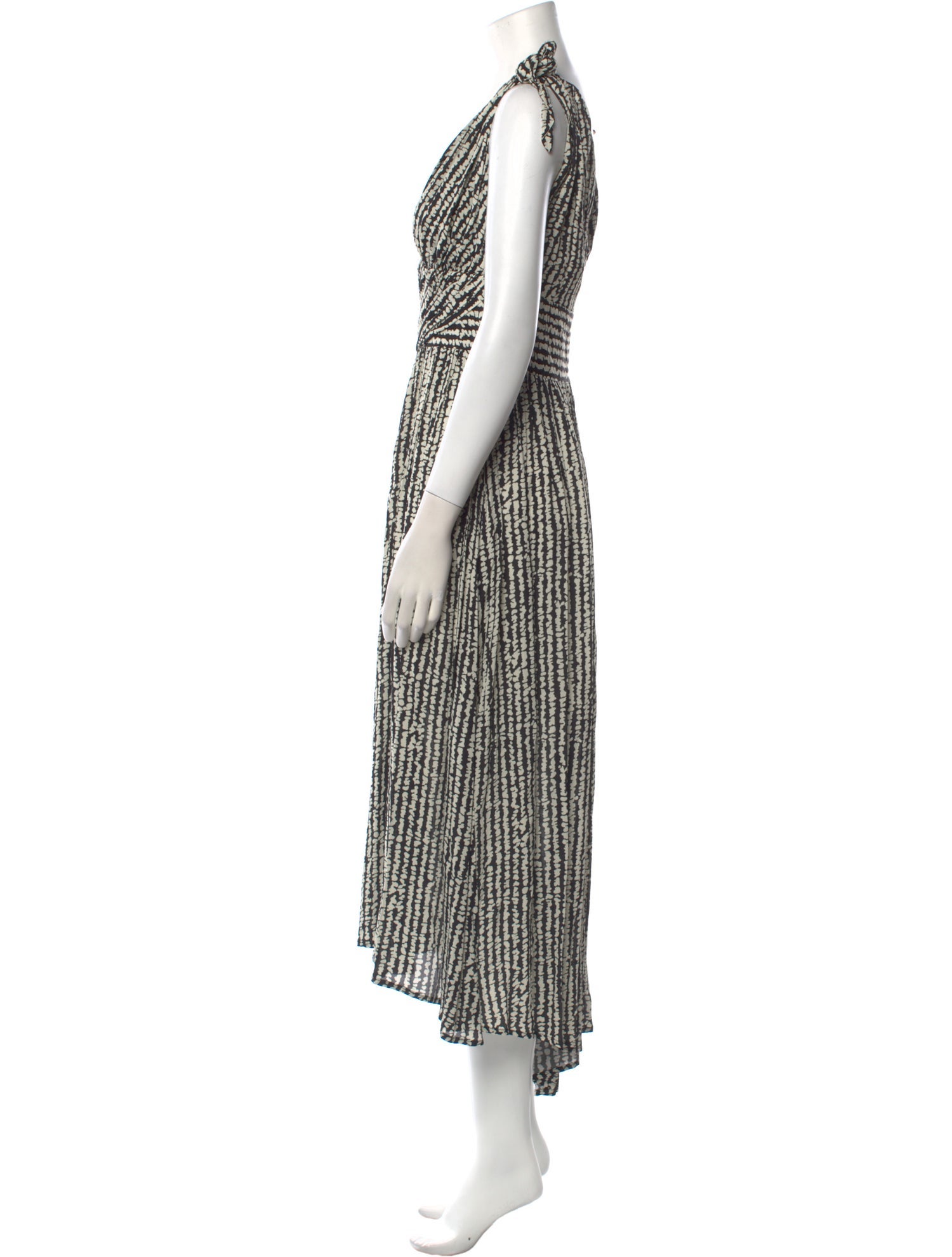 Max & Moi Striped Long Dress