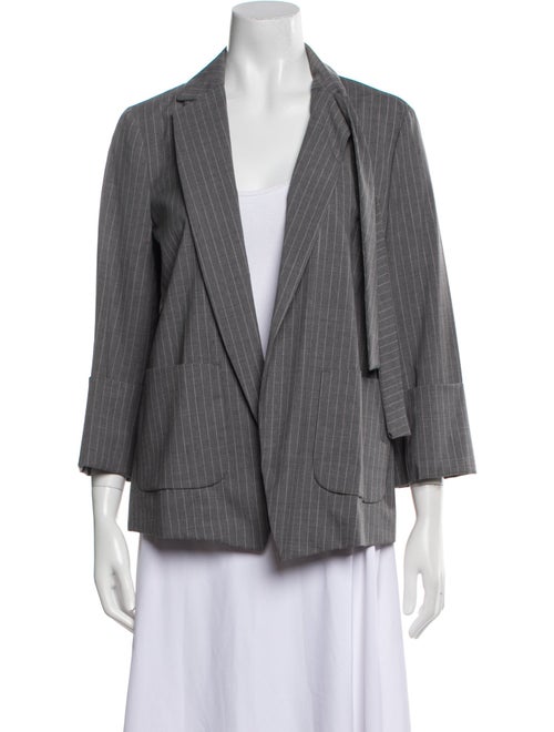 Max & Moi Virgin Wool Striped Blazer