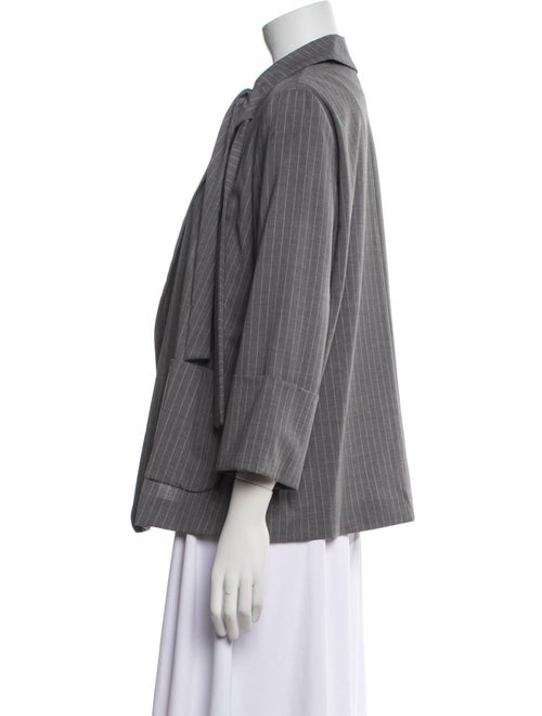 Max & Moi Virgin Wool Striped Blazer