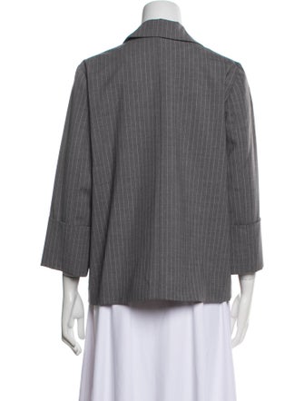 Max & Moi Virgin Wool Striped Blazer