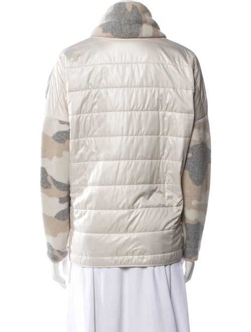 Max & Moi Merino Wool Printed Faux Fur Jacket