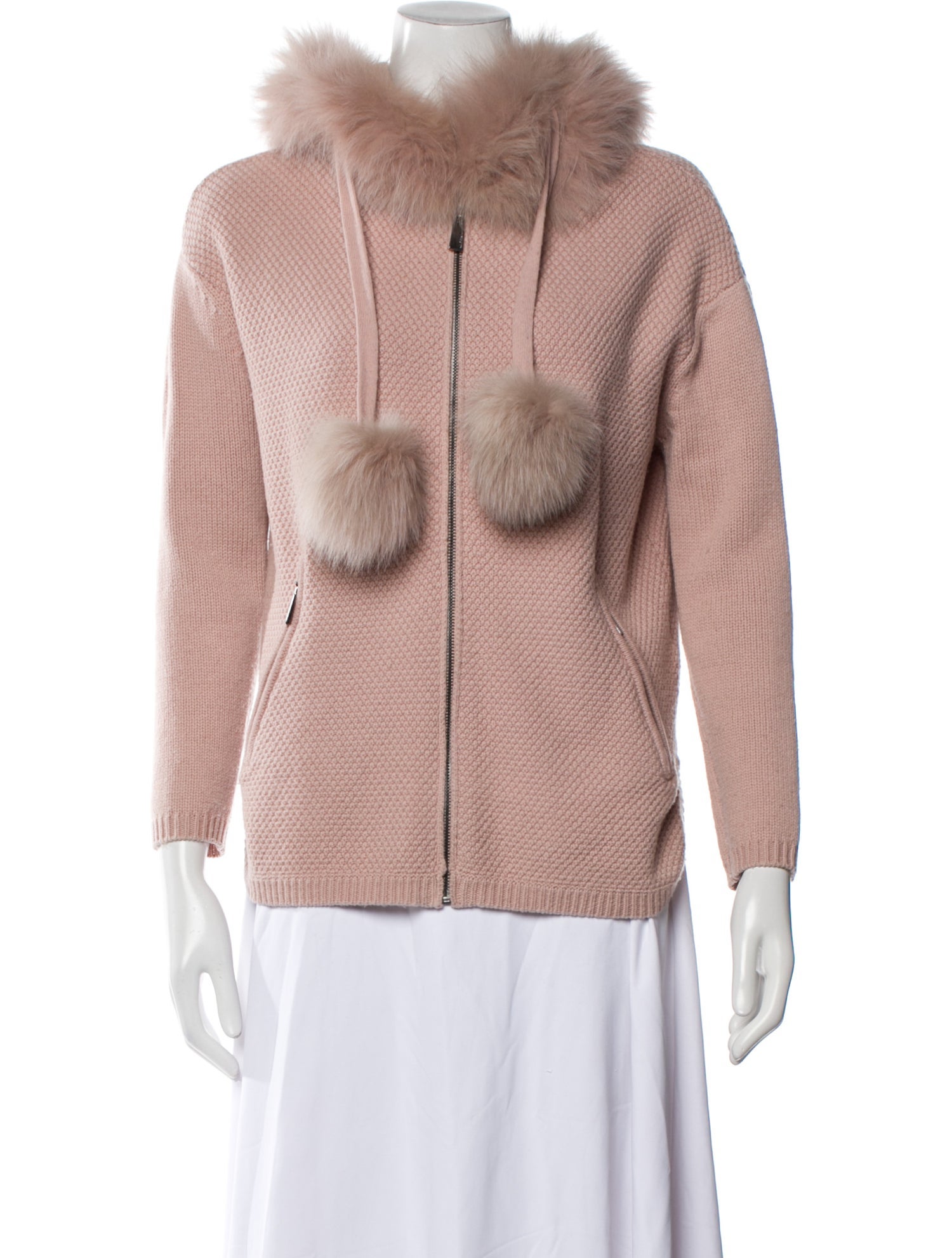 Max & Moi Merino Wool Fur Jacket