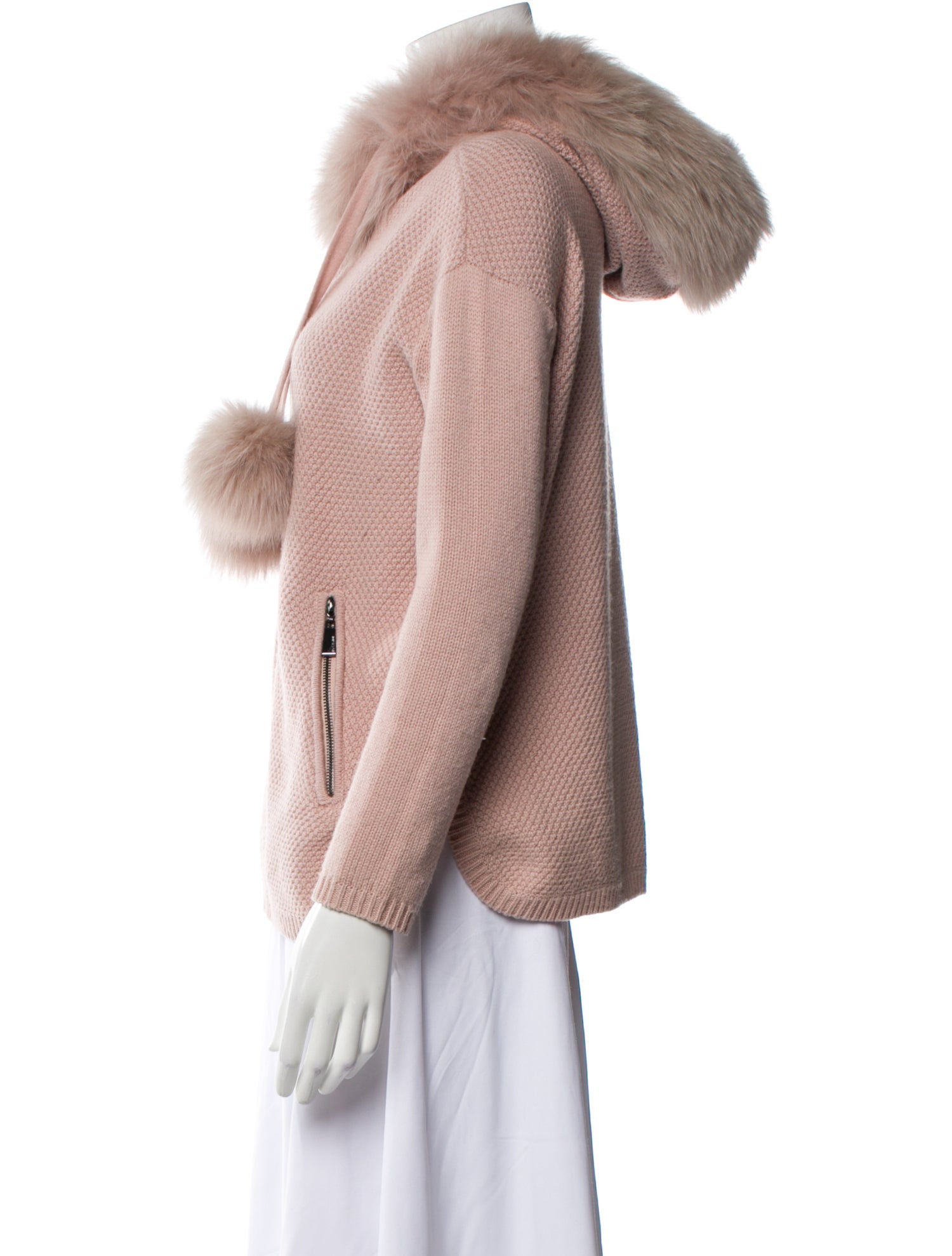 Max & Moi Merino Wool Fur Jacket