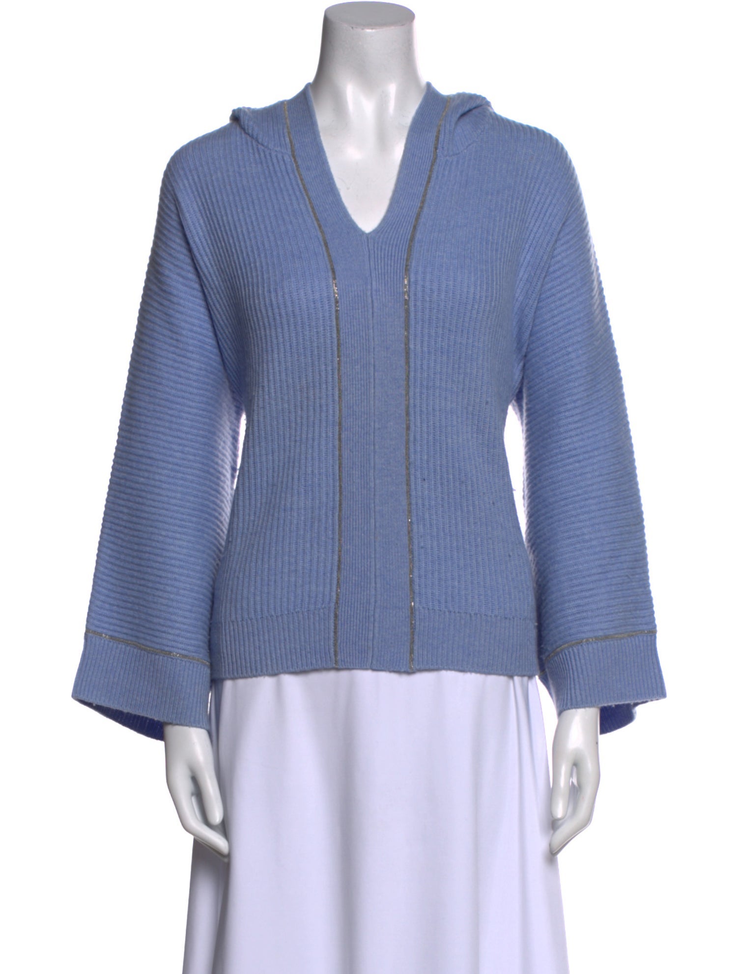 Max & Moi Merino Wool V-Neck Sweater