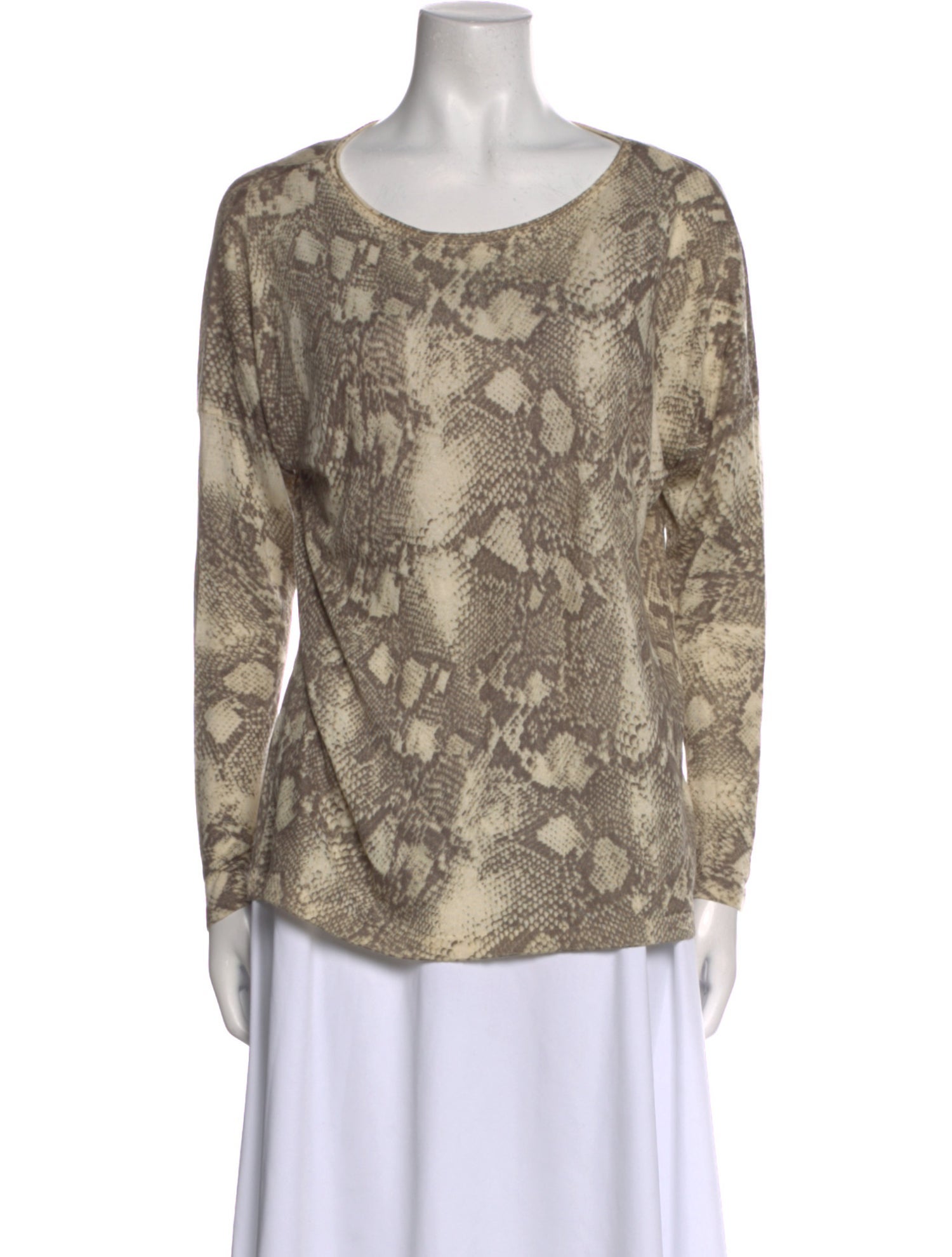 Max & Moi Silk Printed Sweater