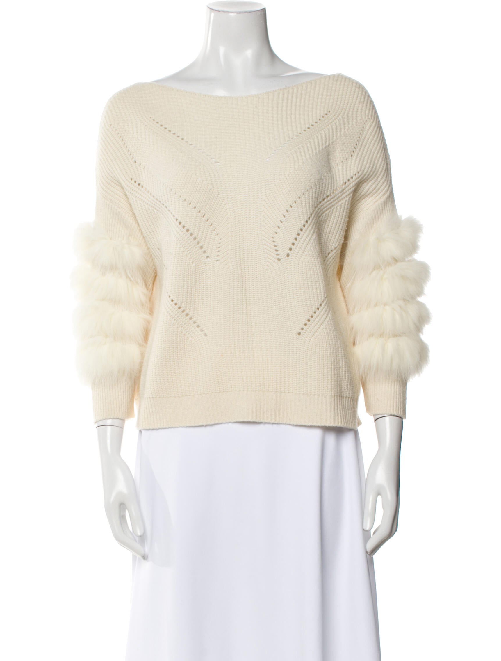 Max & Moi Merino Wool Scoop Neck Sweater