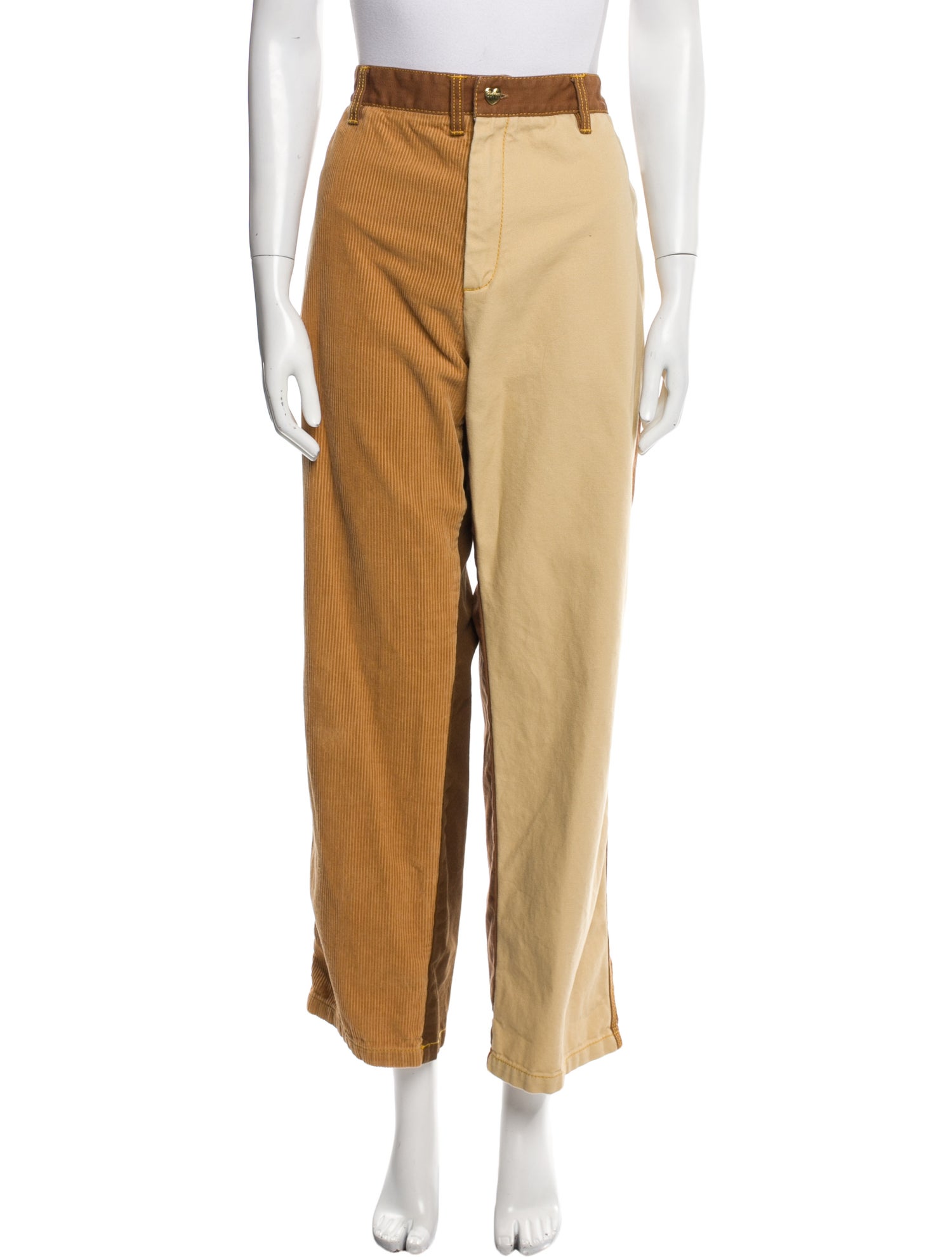 Marni x Carhartt Colorblock Pattern Wide Leg Pants