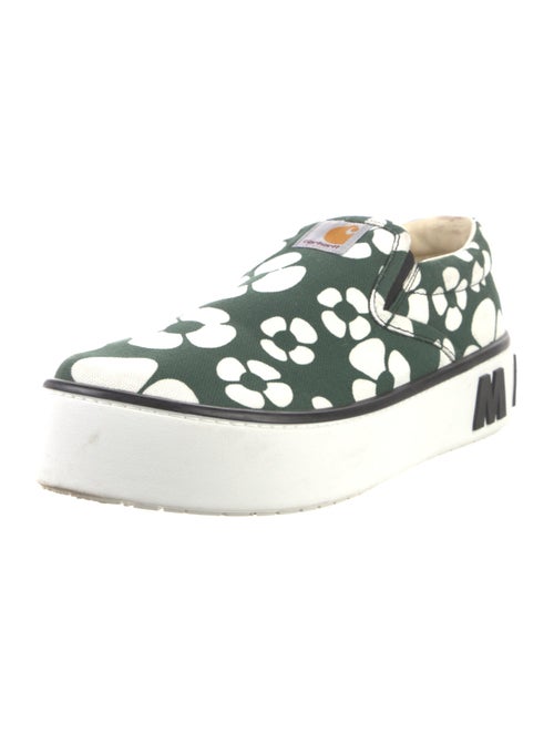 Marni x Carhartt Canvas Printed Sneakers