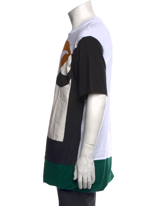 Marni x Carhartt Colorblock Pattern Crew Neck T-Shirt