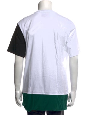 Marni x Carhartt Colorblock Pattern Crew Neck T-Shirt
