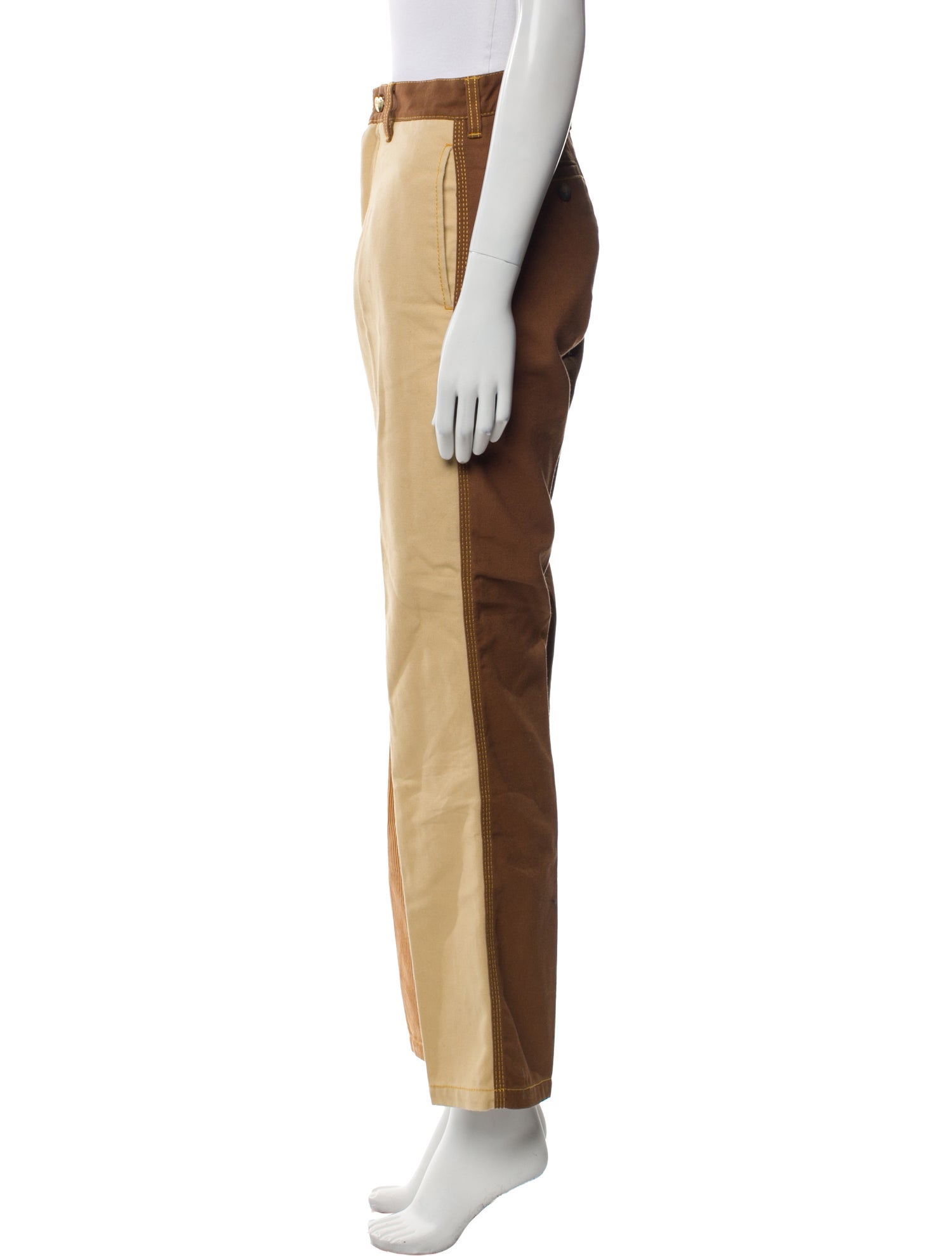 Marni x Carhartt Colorblock Pattern Straight Leg Pants