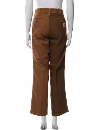 Marni x Carhartt Colorblock Pattern Straight Leg Pants