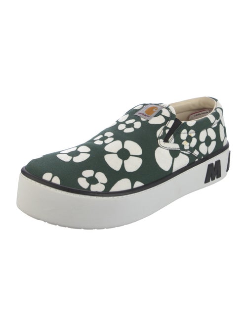 Marni x Carhartt Canvas Printed Sneakers