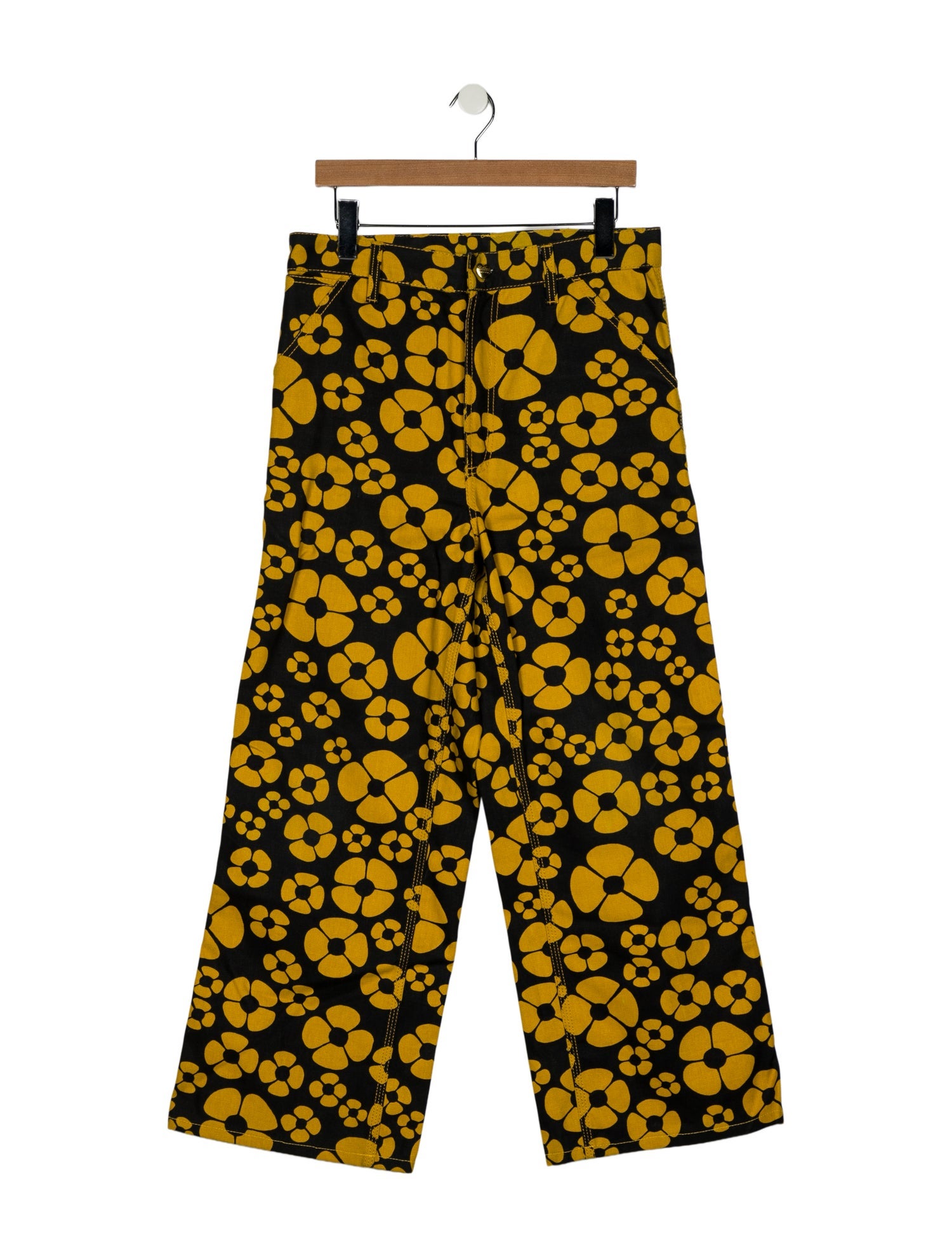 Marni x Carhartt High-Rise Wide Leg Jeans