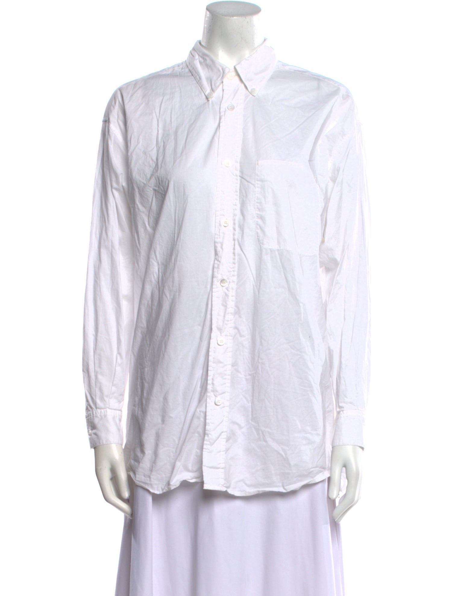 American Vintage Long Sleeve Button-Up Top
