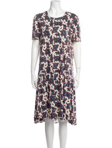 Weekend Max Mara Dresses Printed Knee-Length Dress M
