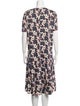 Weekend Max Mara Printed Knee-Length Dress