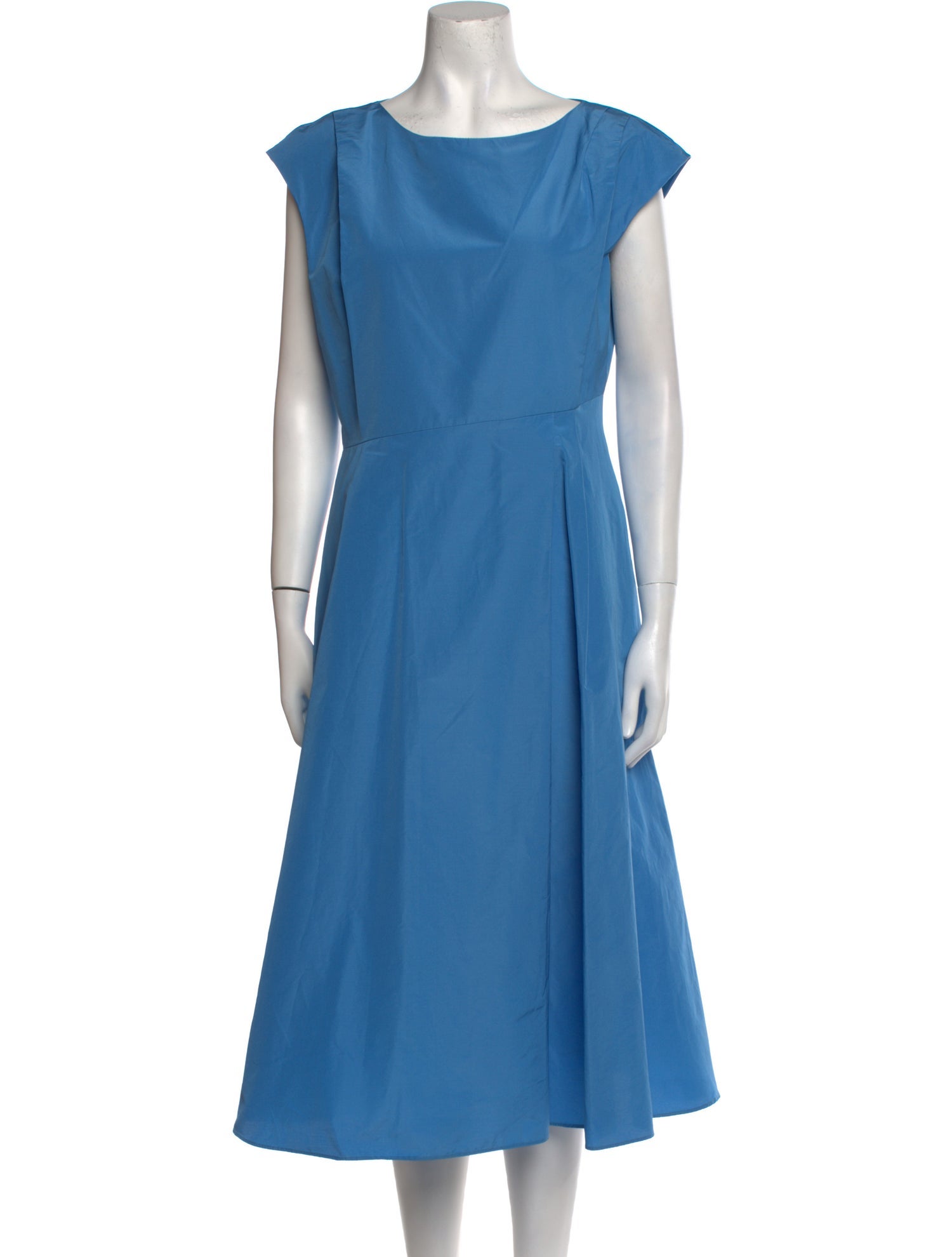 Weekend Max Mara Bateau Neckline Midi Length Dress