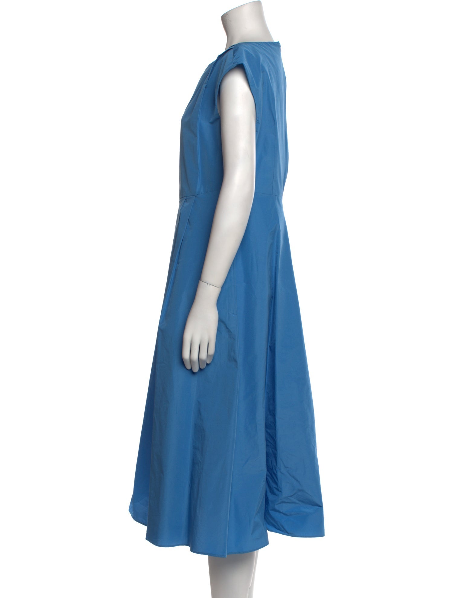 Weekend Max Mara Bateau Neckline Midi Length Dress