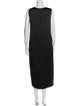 Weekend Max Mara Crew Neck Long Dress