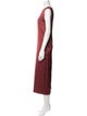 Weekend Max Mara Crew Neck Long Dress