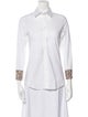 Weekend Max Mara Three-Quarter Sleeve Button-Up Top