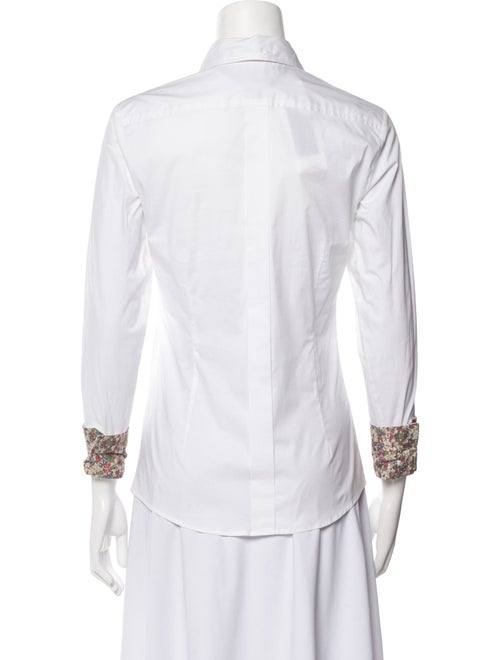 Weekend Max Mara Three-Quarter Sleeve Button-Up Top