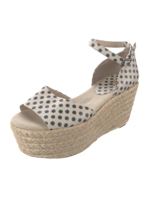 Weekend Max Mara Leather Printed Espadrilles