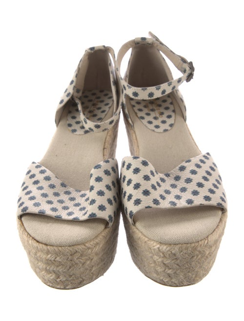 Weekend Max Mara Leather Printed Espadrilles