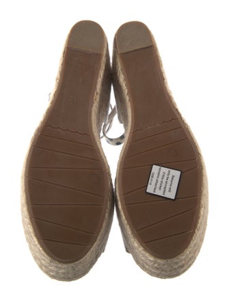Weekend Max Mara Leather Printed Espadrilles