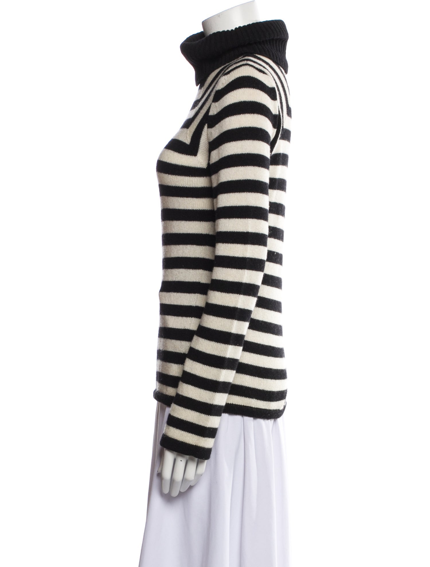 Weekend Max Mara Striped Turtleneck Sweater