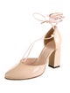 Weekend Max Mara Leather T-Strap Pumps