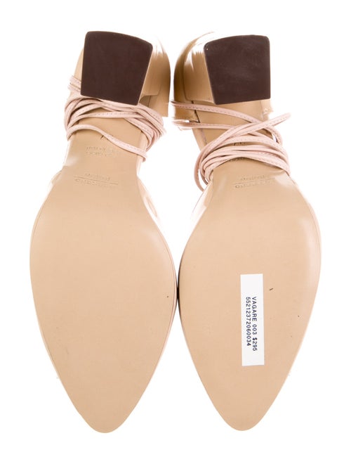 Weekend Max Mara Leather T-Strap Pumps