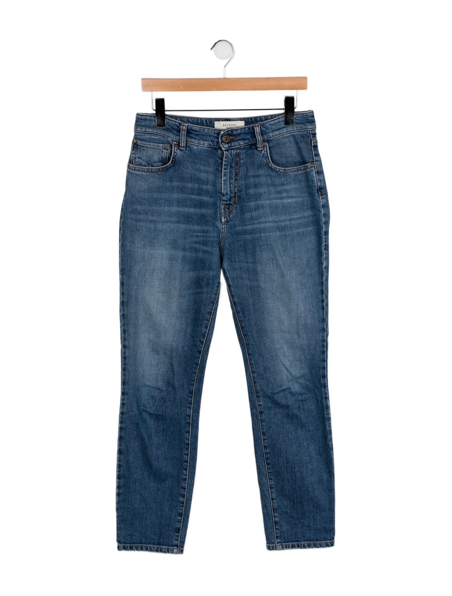 Weekend Max Mara Mid-Rise Straight Leg Jeans