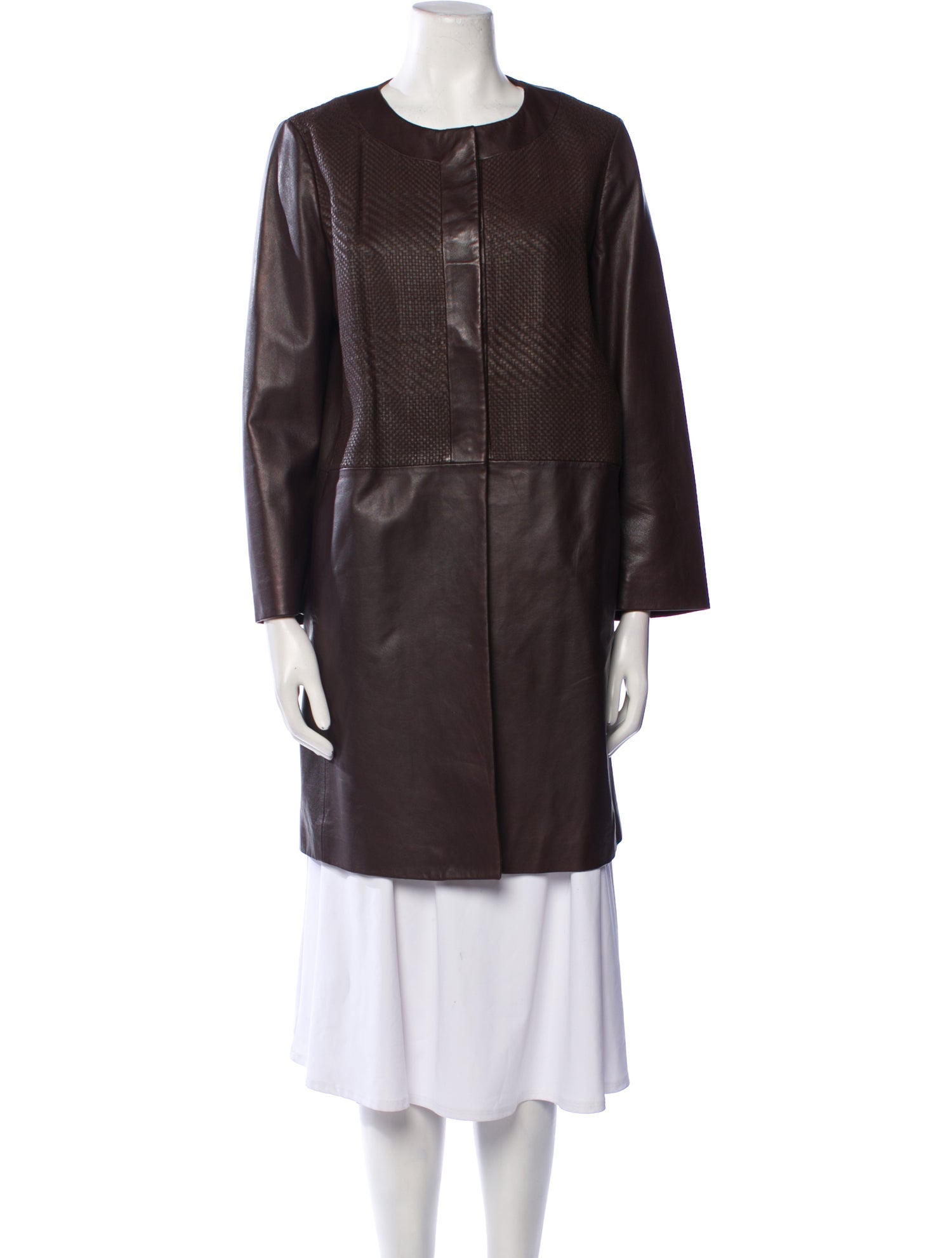 Weekend Max Mara Leather Coat