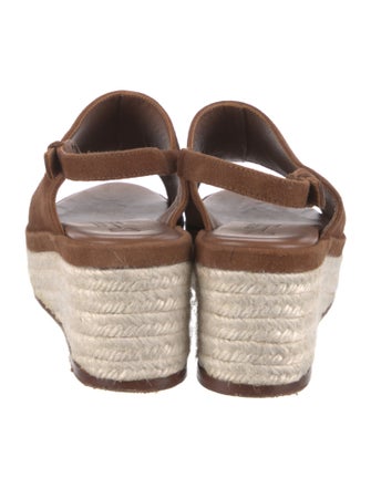 Weekend Max Mara Suede Braided Accents Espadrilles