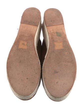 Weekend Max Mara Suede Braided Accents Espadrilles