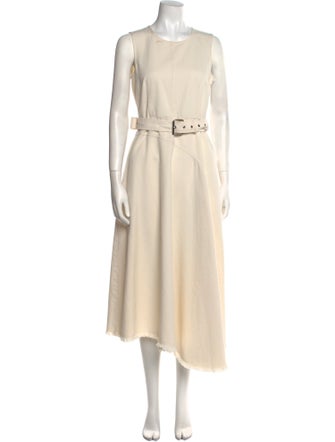 Weekend Max Mara Crew Neck Long Dress
