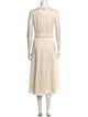 Weekend Max Mara Crew Neck Long Dress