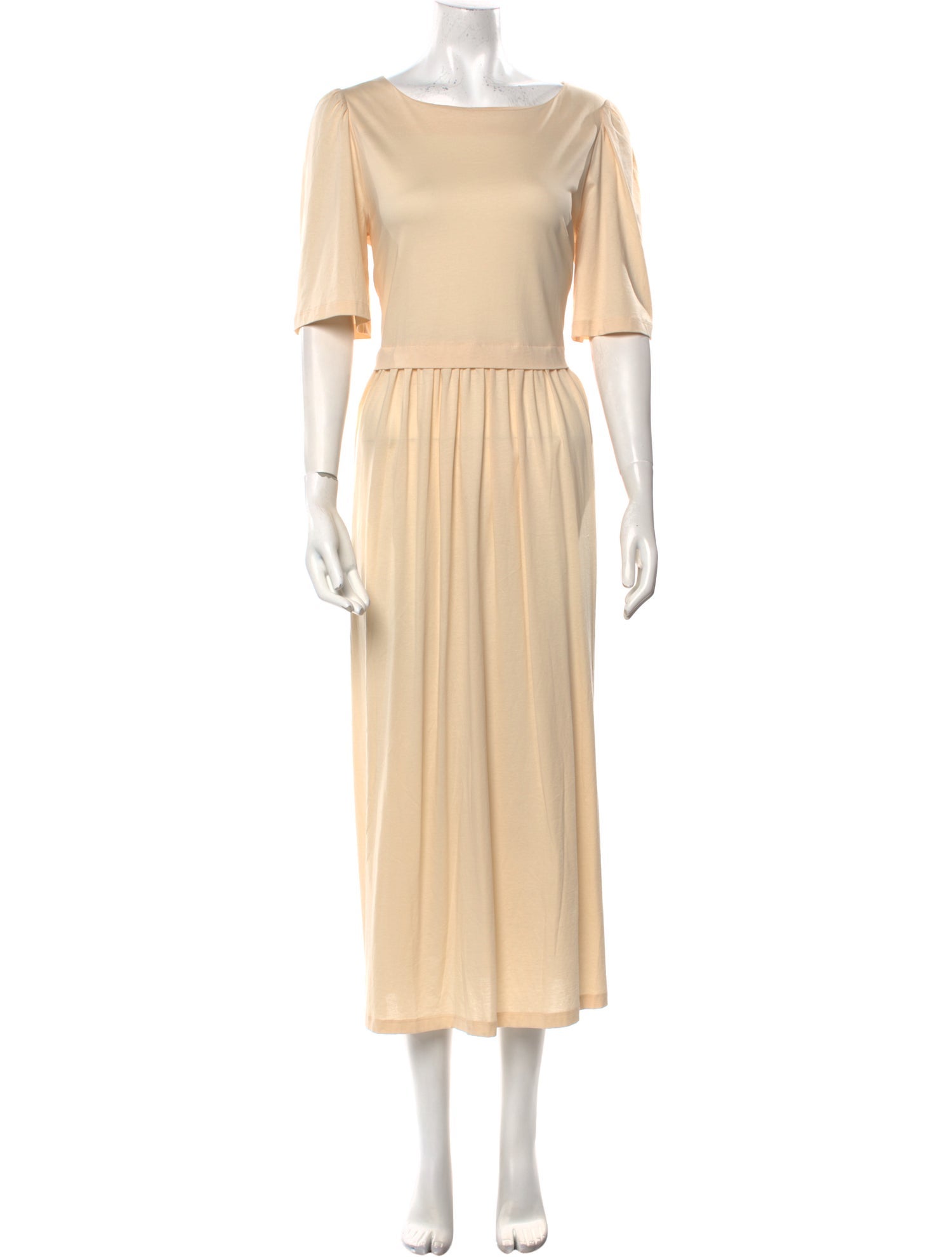 Weekend Max Mara Bateau Neckline Long Dress